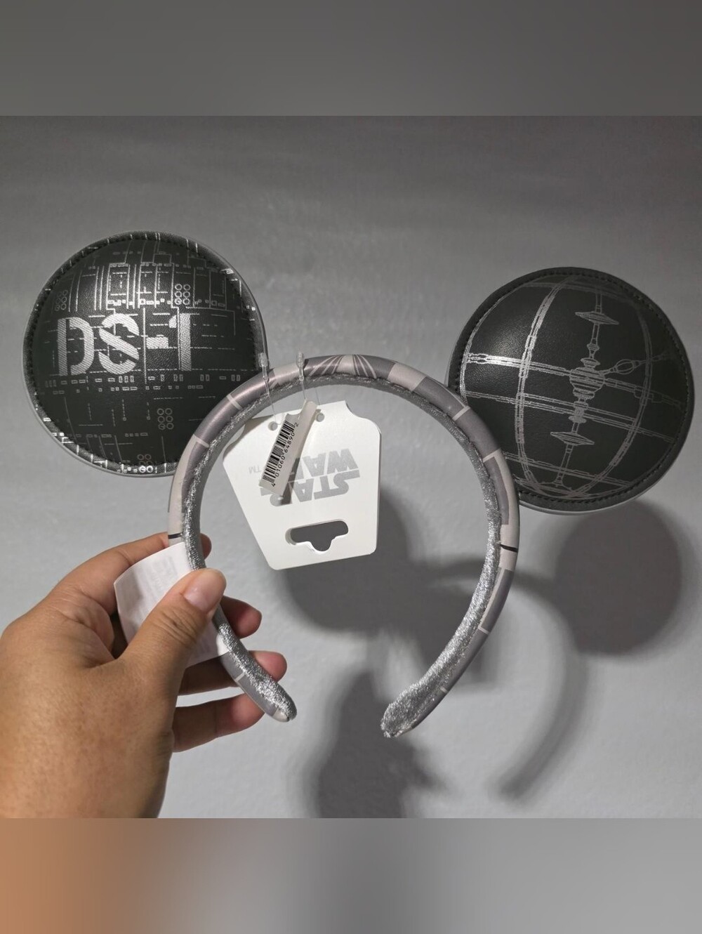 Star Wars Silver and Black Kids Ear Headband